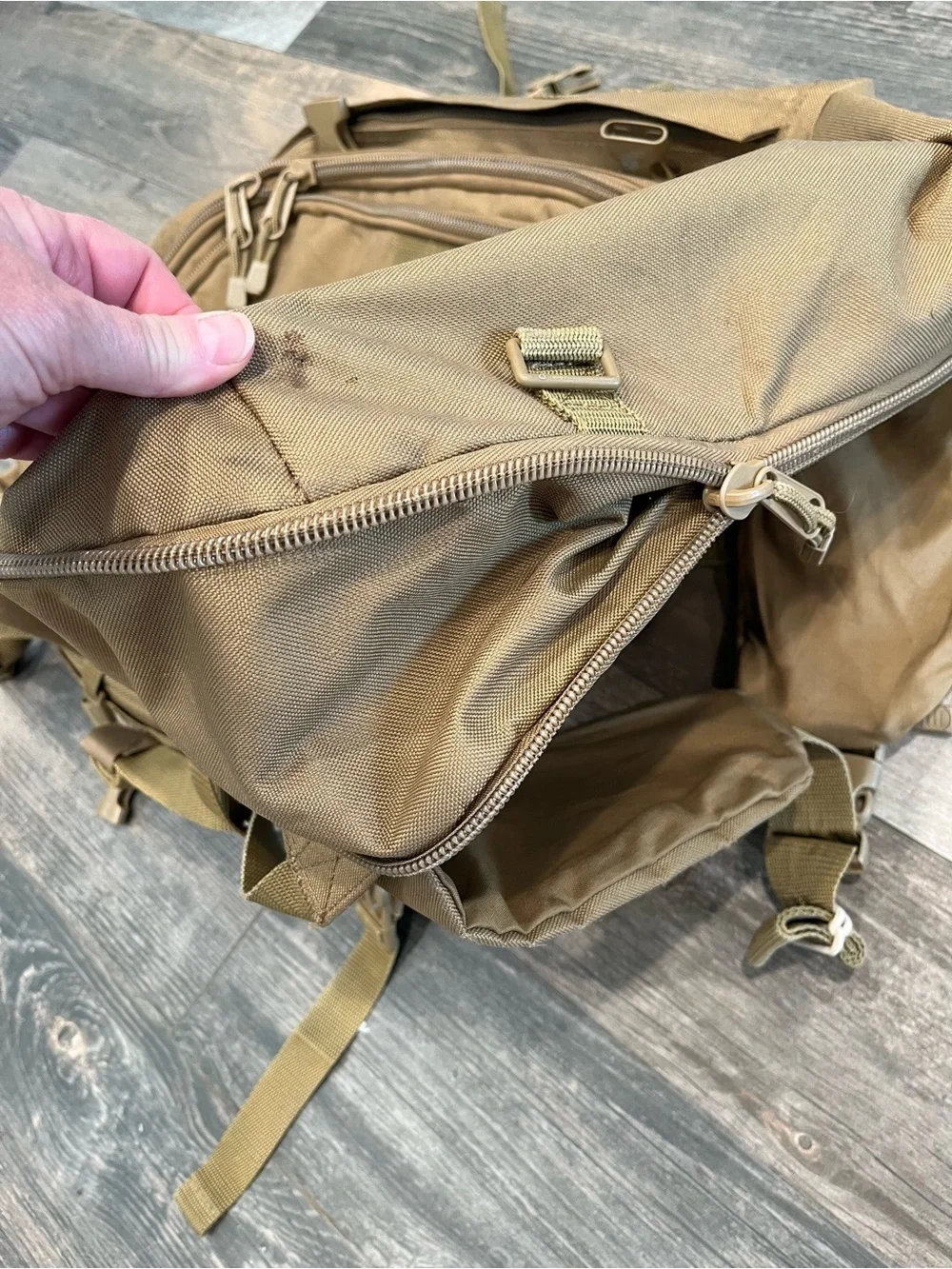 Code Alpha 3 day large tactical backpack desert tan